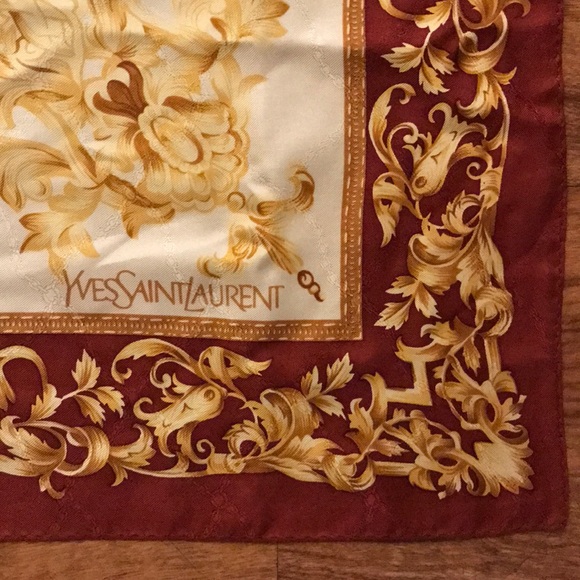 SaintLaurent Vintage Scarf - Picture 2 of 5